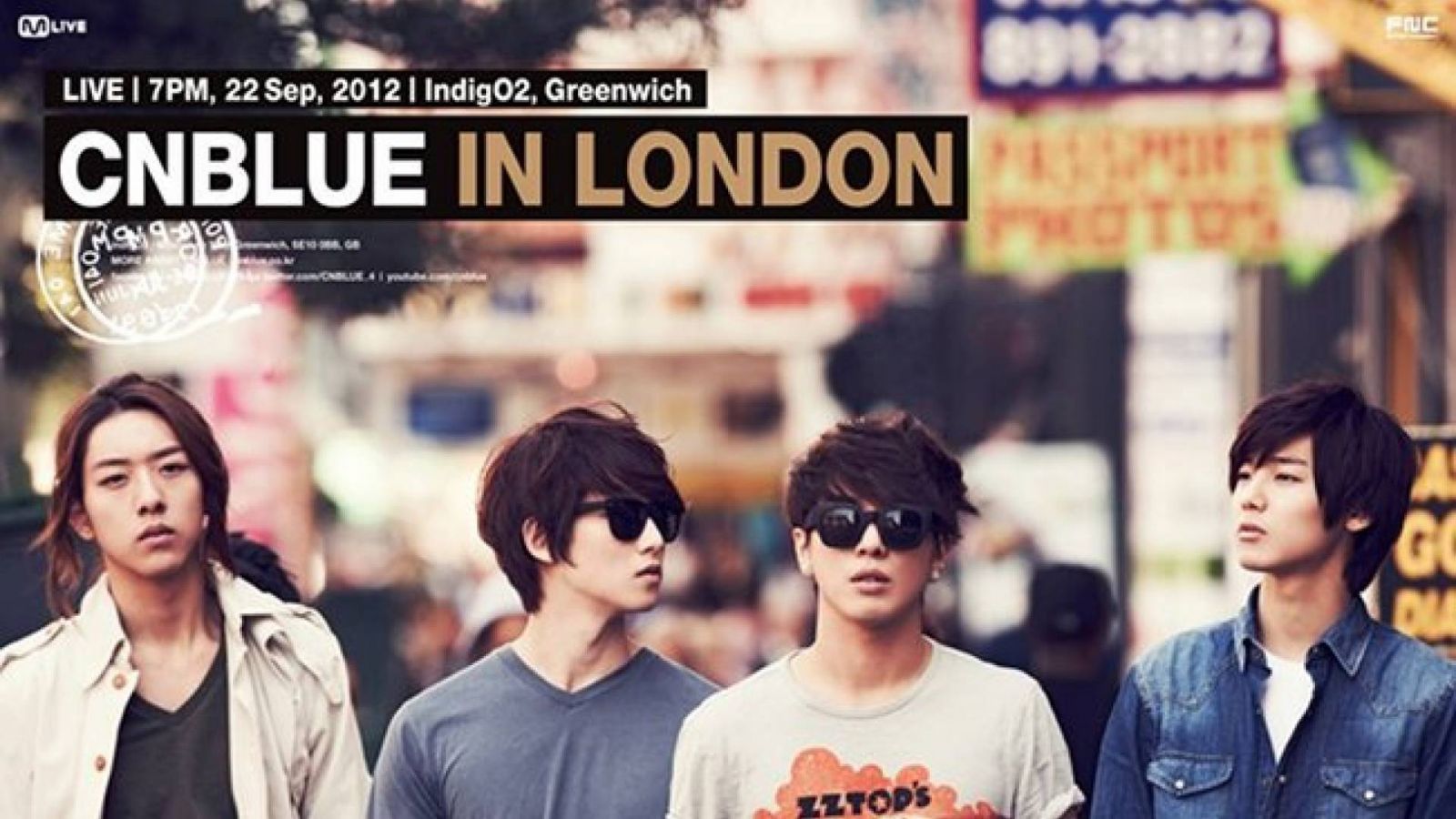 Tickets for CNBLUE IN LONDON Still Available © FNC Entertainment / CNBLUE