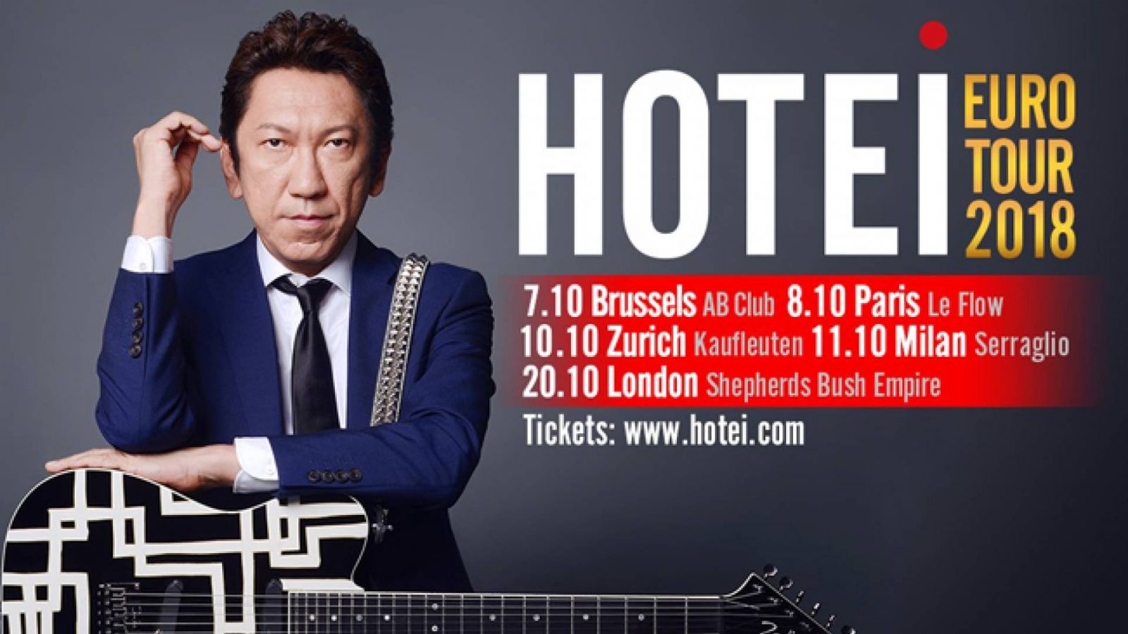 HOTEI anuncia gira por Europa © Dada Music Ltd. All rights reserved.