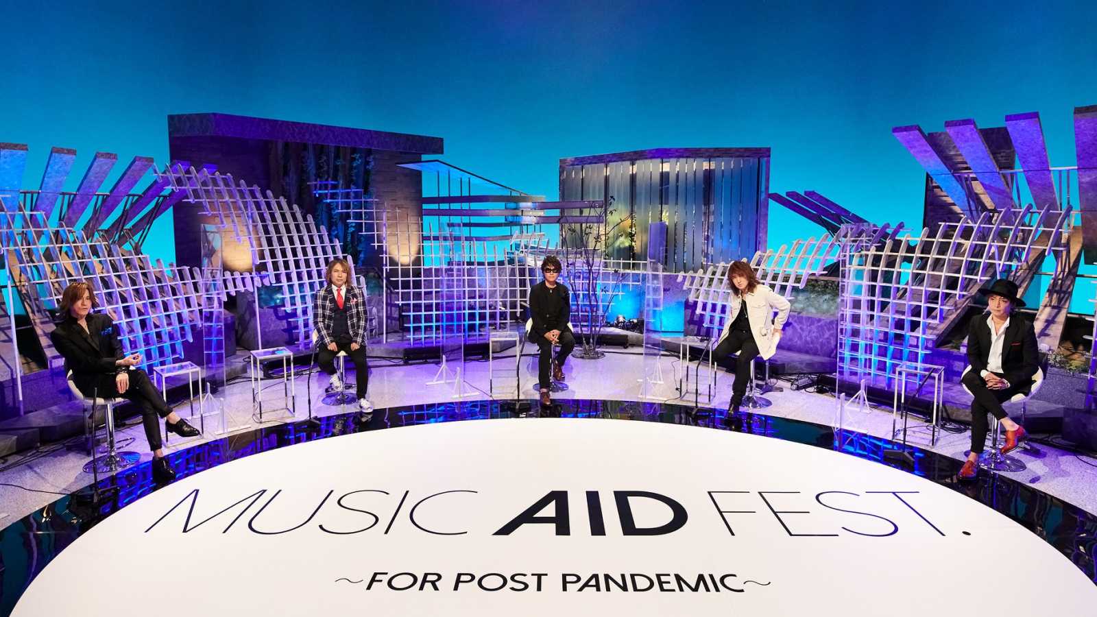 LUNA SEA to Stream "MUSIC AID FEST. ~FOR POST PANDEMIC~" Aftertalk Program and Upload 30 Full Music Videos to YouTube © LUNA SEA. All rights reserved.